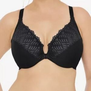 Glamorise Lace T-Back  Bra 34H